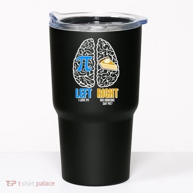 Funny Left Right Brain Pi Pie Tumbler