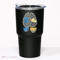 Funny Left Right Brain Pi Pie Tumbler thumb 0
