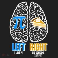 Funny Left Right Brain Pi Pie Tumbler thumb 3