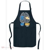 Funny Left Right Brain Pi Pie Apron thumb 0