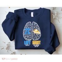 Funny Left Right Brain Pi Pie Sweatshirt thumb 2