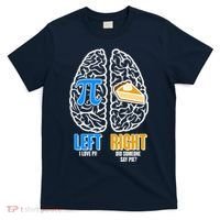 Funny Left Right Brain Pi Pie T-Shirt thumb 0