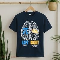 Funny Left Right Brain Pi Pie T-Shirt thumb 2