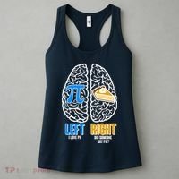 Funny Left Right Brain Pi Pie Women's Tank Top thumb 3