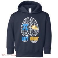 Funny Left Right Brain Pi Pie Toddler Hoodie thumb 0