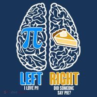 Funny Left Right Brain Pi Pie Toddler Hoodie thumb 2