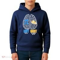 Funny Left Right Brain Pi Pie Kids Hoodie thumb 4