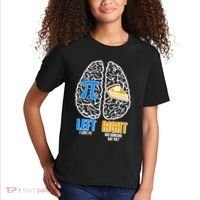 Funny Left Right Brain Pi Pie Kids T-Shirt thumb 2