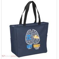 Funny Left Right Brain Pi Pie Tote Bag thumb 2