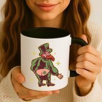 Funny Leprechaun Tattoo Coffee Mug thumb 3