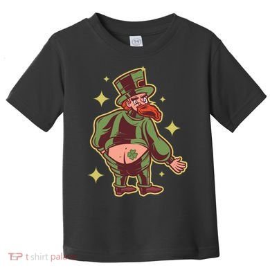 Funny Leprechaun Tattoo Toddler T-Shirt