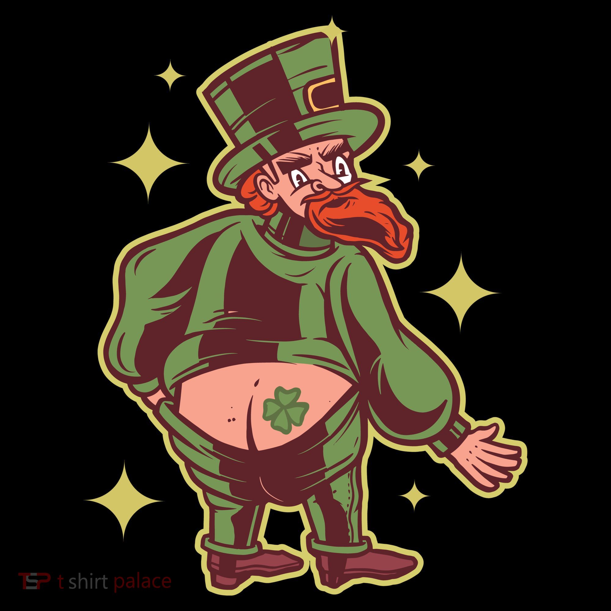 Funny Leprechaun Tattoo Toddler T-Shirt
