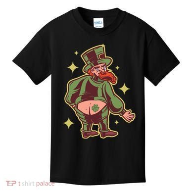 Funny Leprechaun Tattoo Kids T-Shirt
