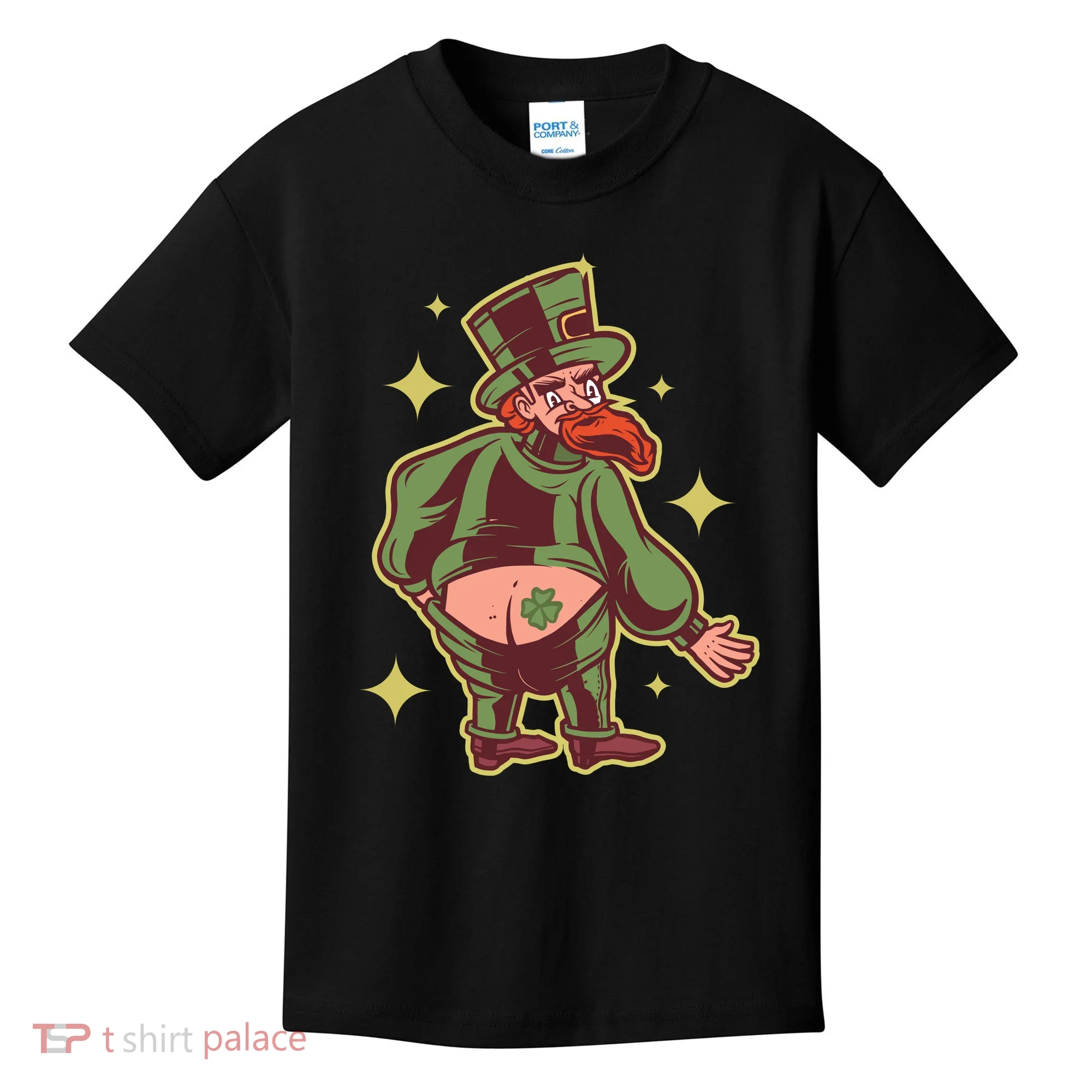 Funny Leprechaun Tattoo Kids T-Shirt