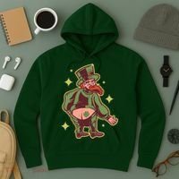 Funny Leprechaun Tattoo Hoodie thumb 3