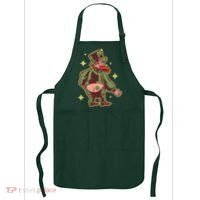 Funny Leprechaun Tattoo Apron thumb 0