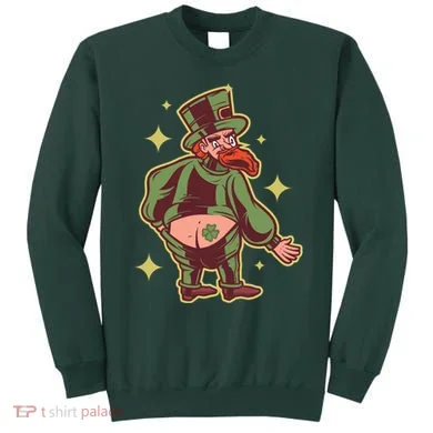 Funny Leprechaun Tattoo Sweatshirt