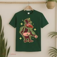 Funny Leprechaun Tattoo T-Shirt thumb 2