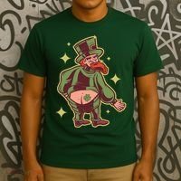 Funny Leprechaun Tattoo T-Shirt thumb 3