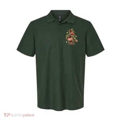 Funny Leprechaun Tattoo Polo
