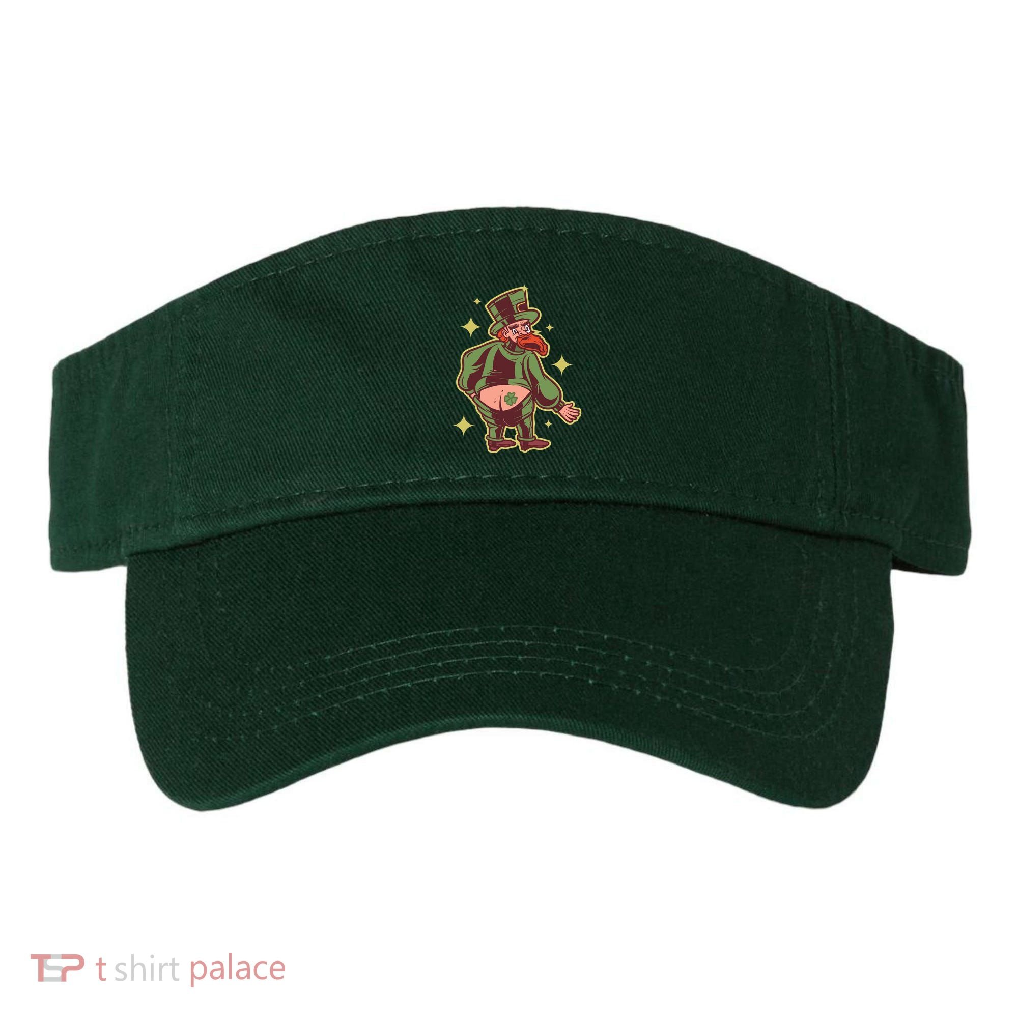 Funny Leprechaun Tattoo Visor
