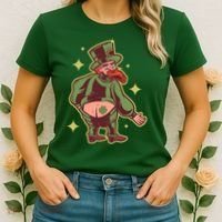 Funny Leprechaun Tattoo Women's T-Shirt thumb 2