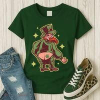 Funny Leprechaun Tattoo Women's T-Shirt thumb 3