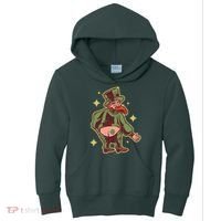 Funny Leprechaun Tattoo Kids Hoodie thumb 0