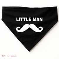 Funny Little Man Mustache USA-Made Doggie Bandana thumb 0