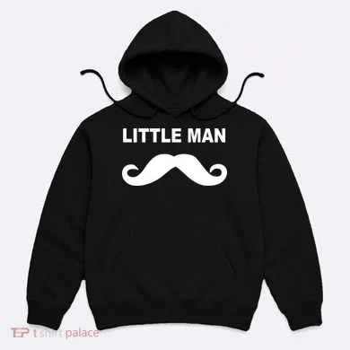 Funny Little Man Mustache Hoodie