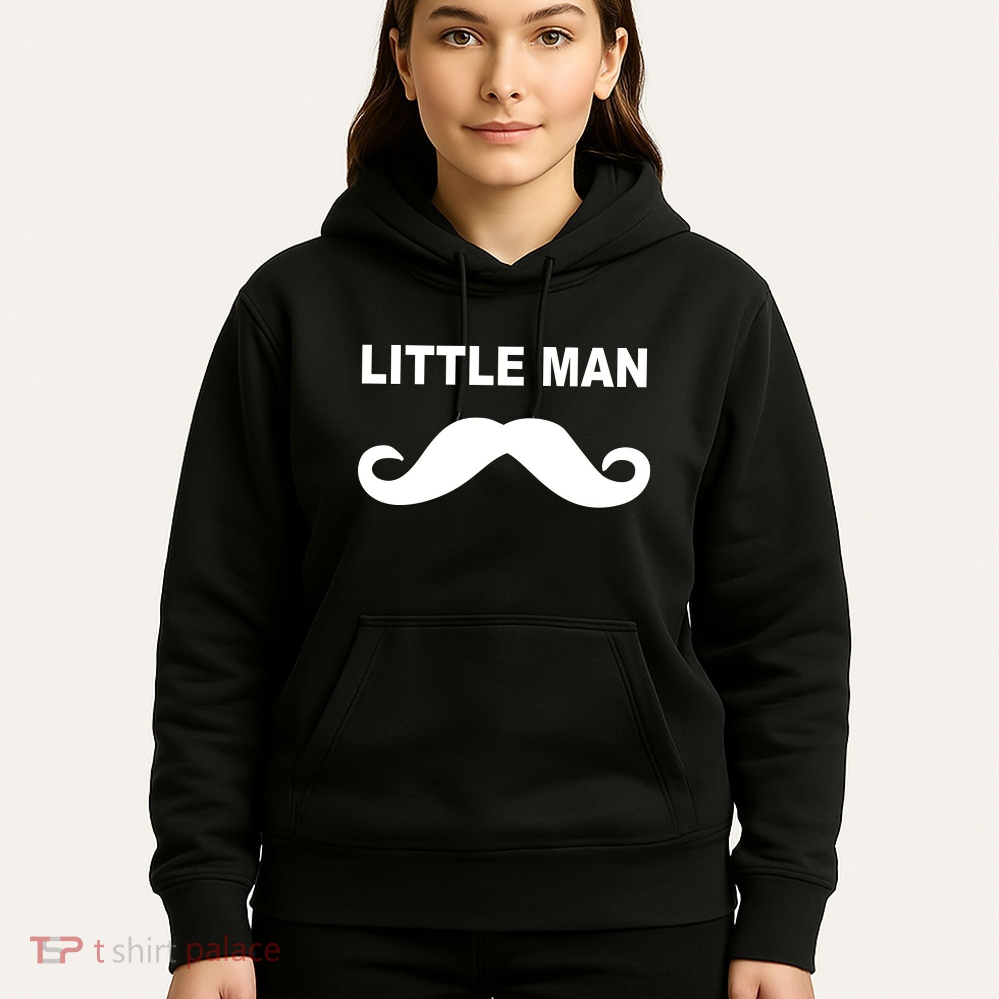 Funny Little Man Mustache Hoodie