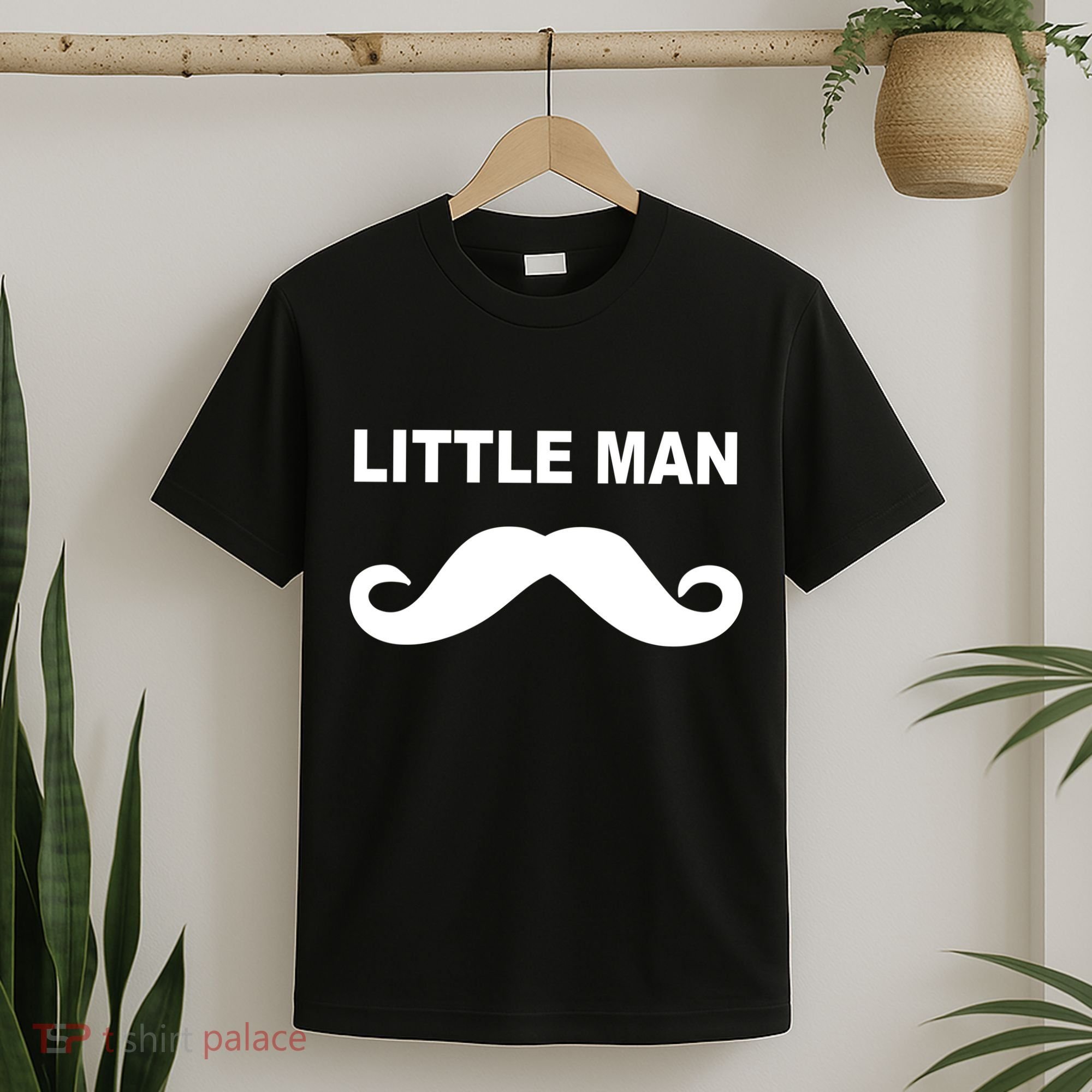 Funny Little Man Mustache T-Shirt