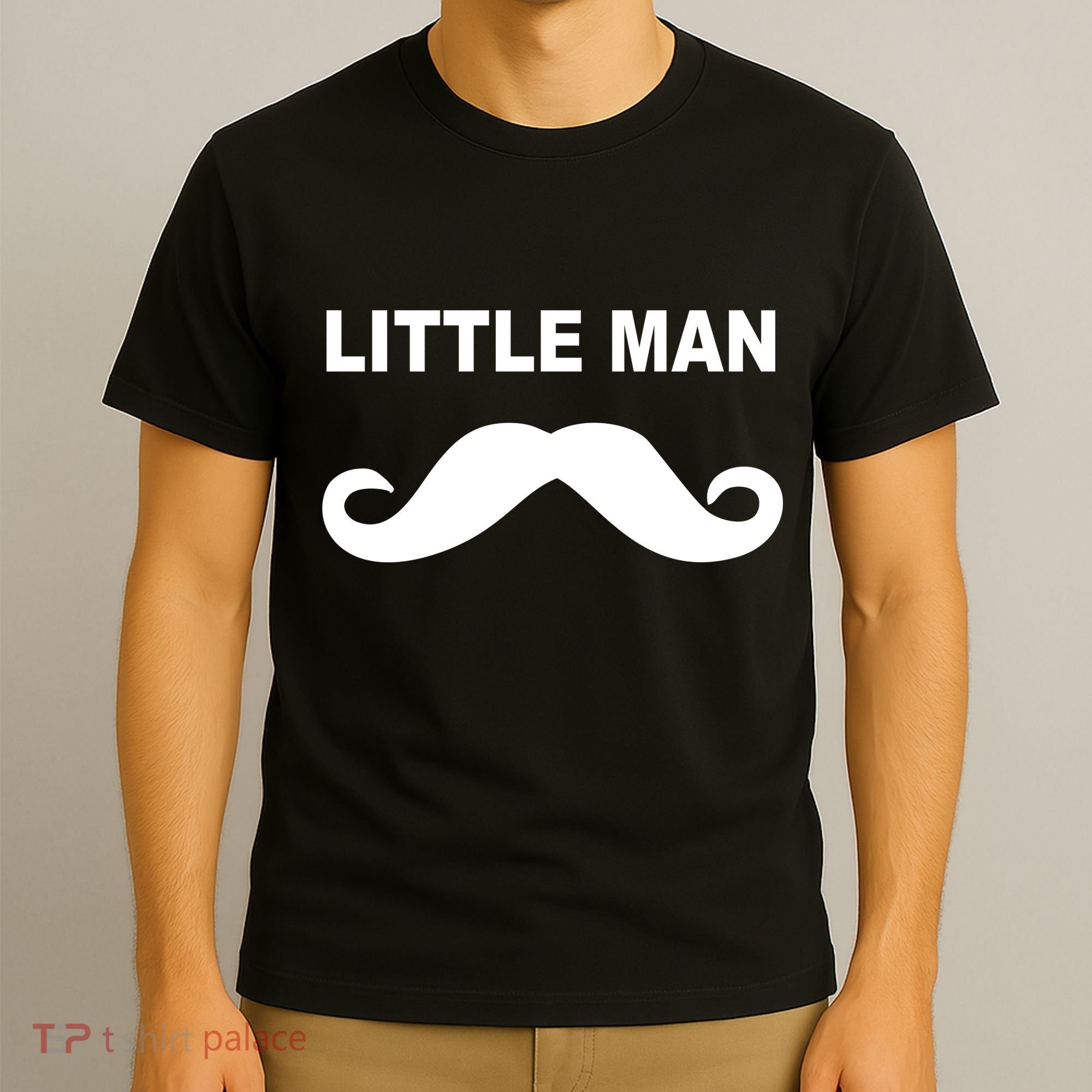 Funny Little Man Mustache T-Shirt