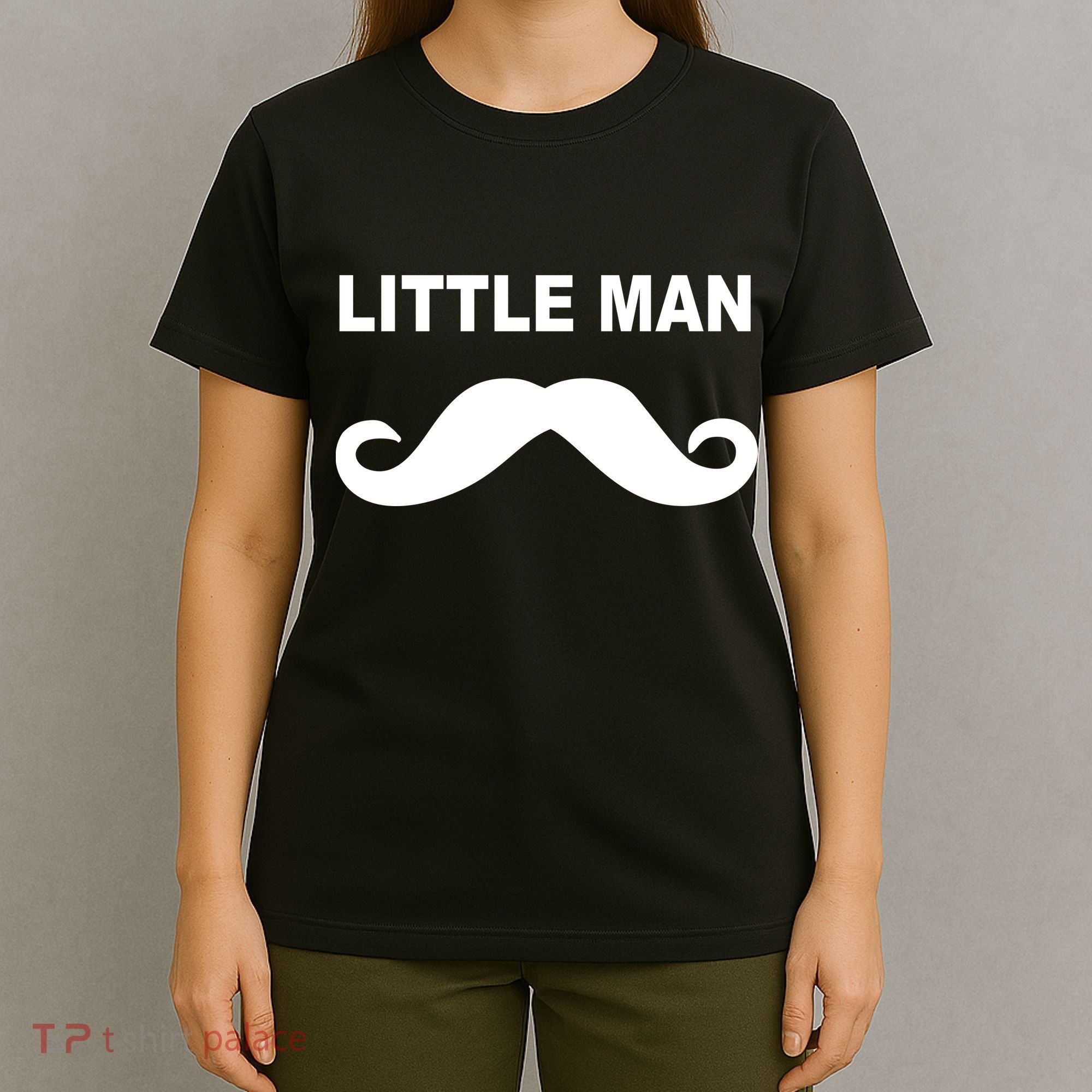 Funny Little Man Mustache T-Shirt