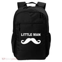 Funny Little Man Mustache Backpack thumb 0