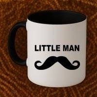 Funny Little Man Mustache Coffee Mug thumb 2