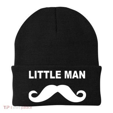 Funny Little Man Mustache Beanie