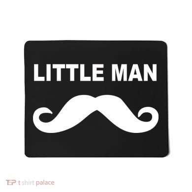Funny Little Man Mustache Mousepad