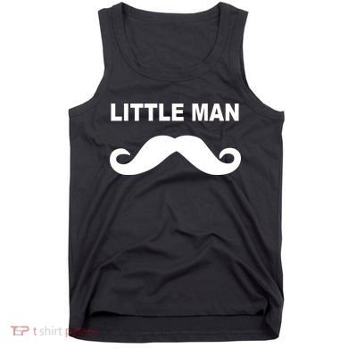 Funny Little Man Mustache Tank Top