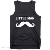 Funny Little Man Mustache Tank Top thumb 0