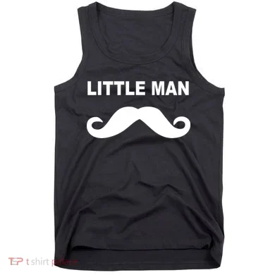 Funny Little Man Mustache Tank Top
