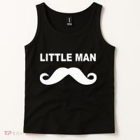 Funny Little Man Mustache Tank Top thumb 2