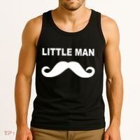 Funny Little Man Mustache Tank Top thumb 3