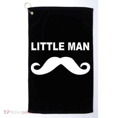 Funny Little Man Mustache Golf Towel