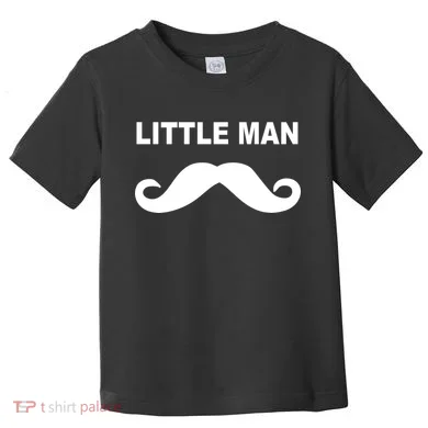 Funny Little Man Mustache Toddler T-Shirt