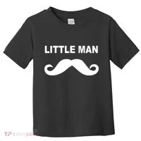 Funny Little Man Mustache Toddler T-Shirt thumb 0