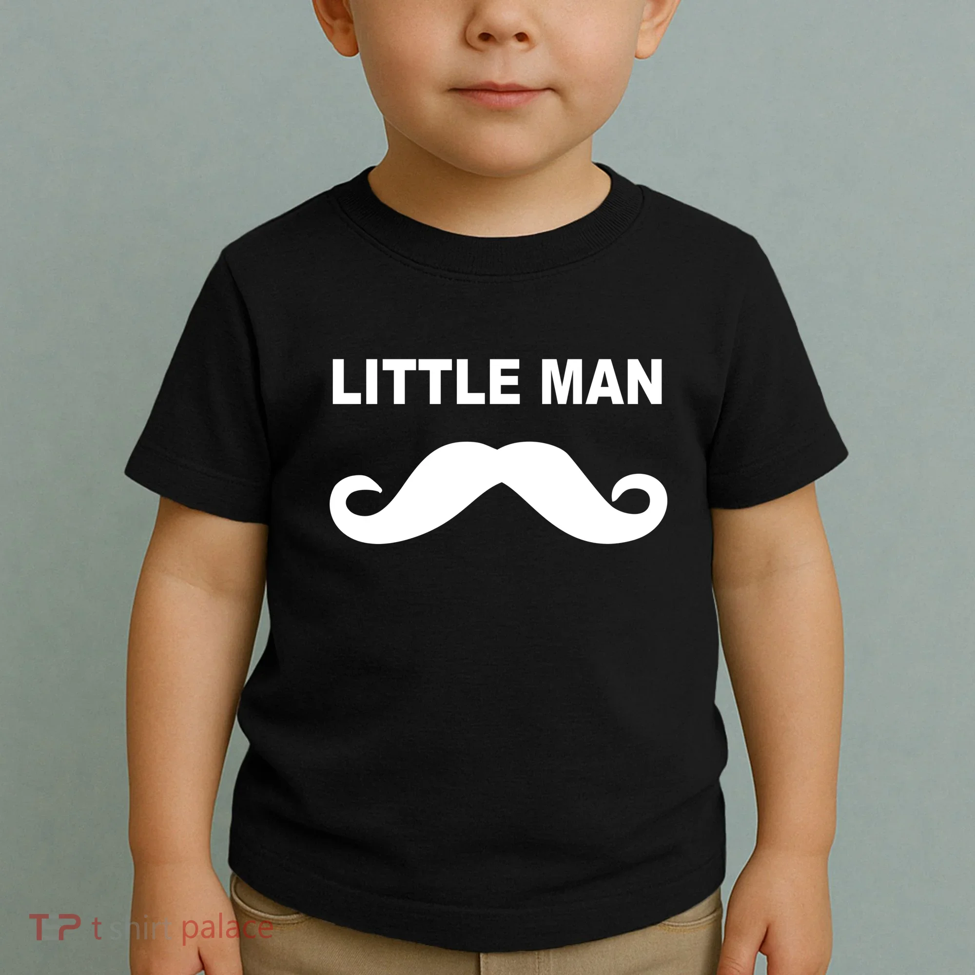 Funny Little Man Mustache Toddler T-Shirt