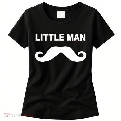 Funny Little Man Mustache Women's T-Shirt