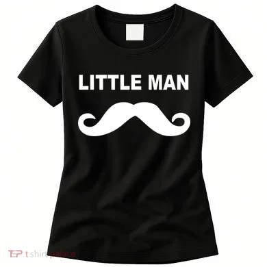 Funny Little Man Mustache Women's T-Shirt