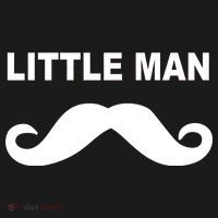 Funny Little Man Mustache Kids Long Sleeve Shirt thumb 2